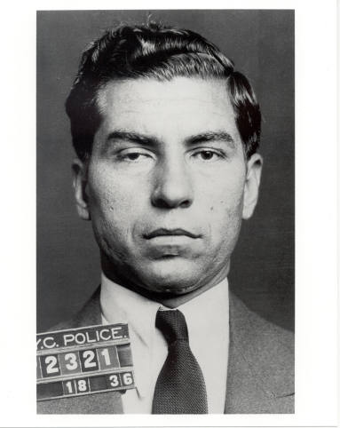 Mug Shot of Lucky Luciano