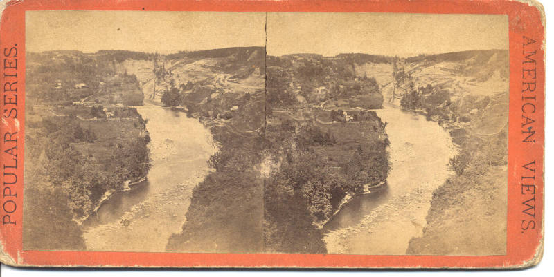 Stereoview of the Genesee River