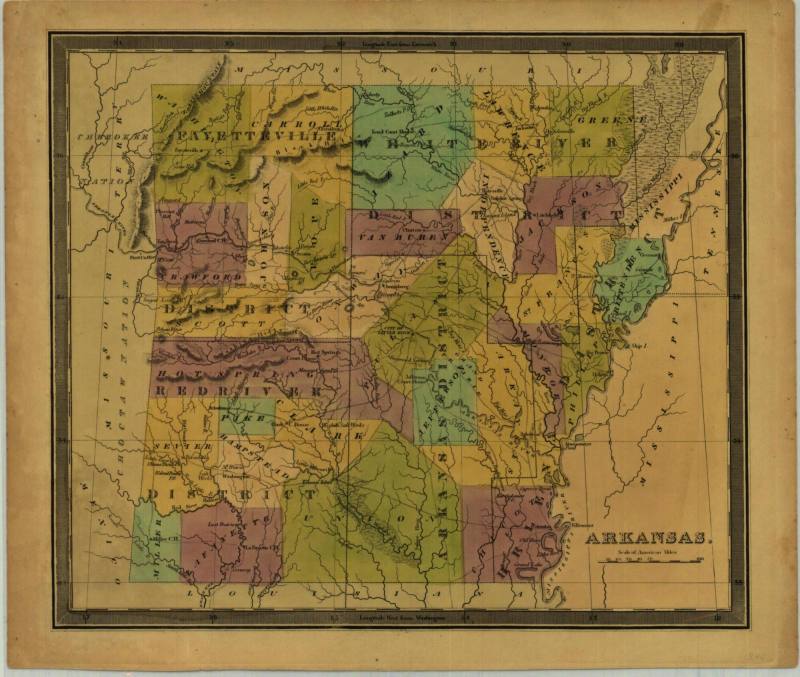 Map of Arkansas