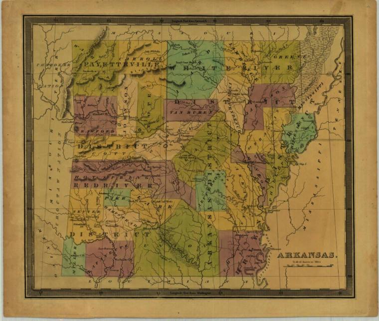 Map of Arkansas