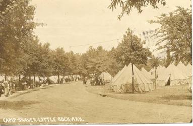 1911 U.C.V. Reunion Postcard of Camp Shaver