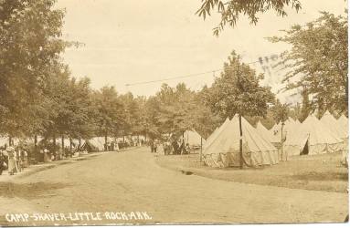 1911 U.C.V. Reunion Postcard of Camp Shaver