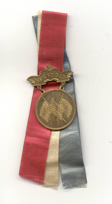 1911 U.C.V. Reunion Medal with Three Ribbons