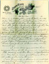 Letter, Status of 6th Arkansas Infantry
