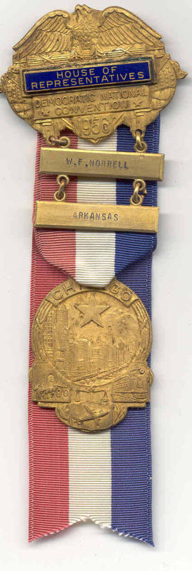 Medal, Democratic Convention 1956, W. F. Norrell