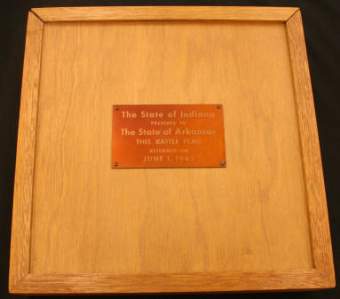 Box and Plaque, Confederate Flag