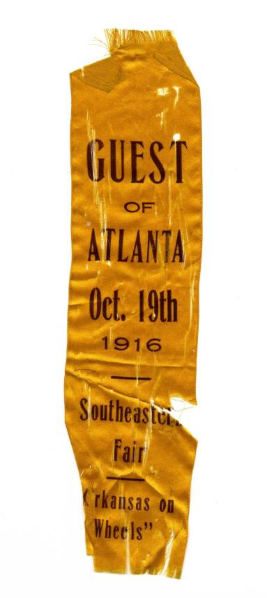 1916 Southeastern Fair "Arkansas on Wheels" Ribbon