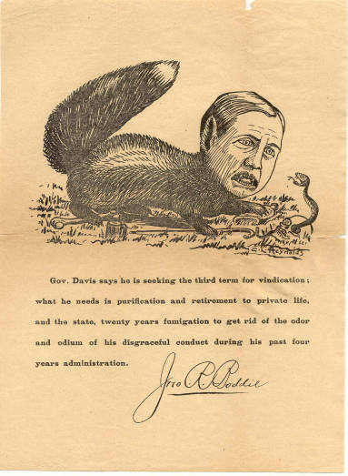 Cartoon, Political - anti Jeff Davis