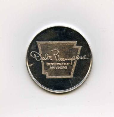 Coin, Souvenir - Governor Dale Bumpers