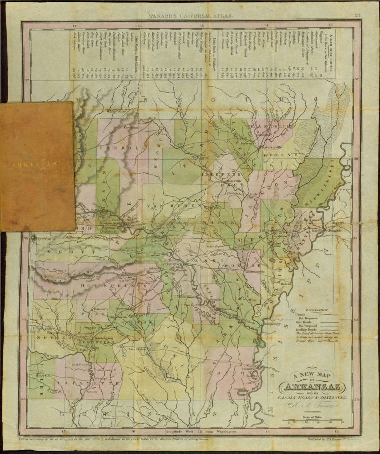 Map, Arkansas