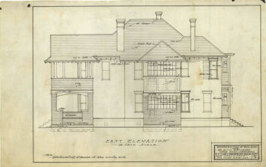 Drawings, Thompson Architectural - Bettie Alexander House, Little Rock