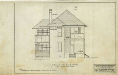 Drawings, Thompson Architectural - Bettie Alexander House, Little Rock