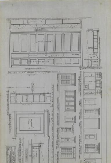 Drawing, Thompson Architectural - Women's Tubercular Ward, Little Rock