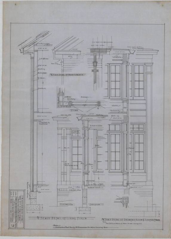 Drawing, Thompson Architectural - D.F.S. Galloway, Little Rock