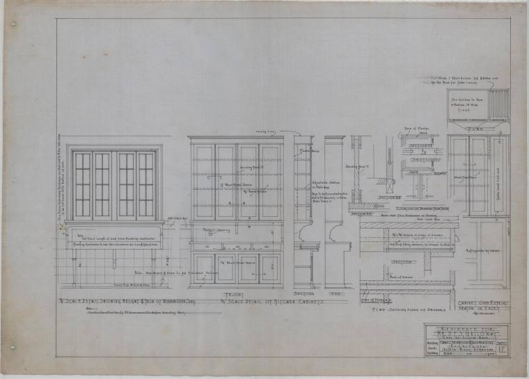 Drawing, Thompson Architectural - D.F.S. Galloway, Little Rock