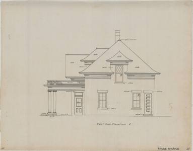 Drawing, Thompson Architectural - Gus Blass stables, Little Rock