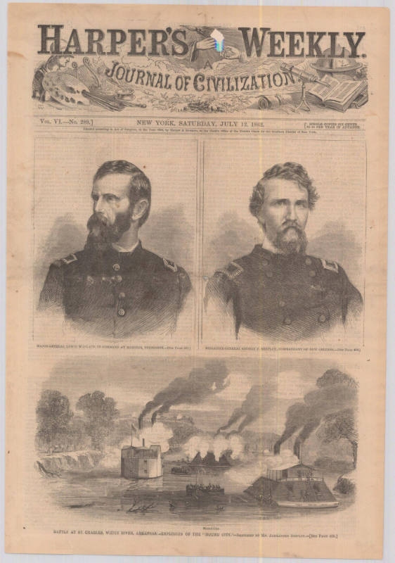 Print, Battle at St. Charles