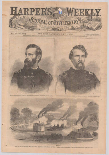 Print, Battle at St. Charles