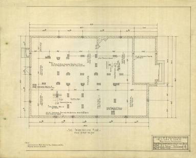 Drawing, Thompson Architectural - Irma B. Erwin, Monticello