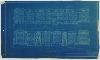 Drawing, Thompson Architectural - Yocum School, El Dorado