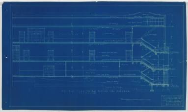 Drawing, Thompson Architectural - Yocum School, El Dorado