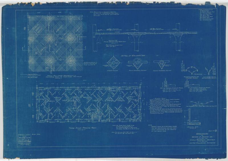 Drawing, Thompson Architectural - Geyer & Adams, Little Rock