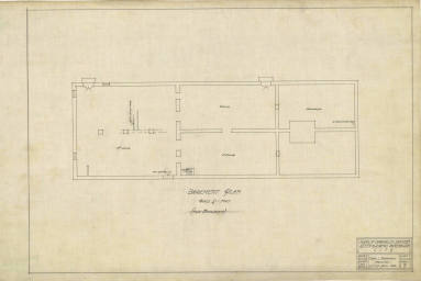 Drawing, Thompson Architectural - Geyer & Adams, Little Rock