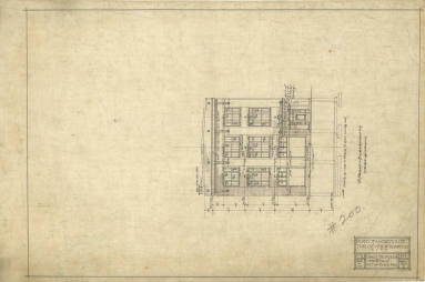 Drawing, Thompson Architectural - Geyer & Adams, Little Rock