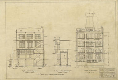 Drawing, Thompson Architectural - Geyer & Adams, Little Rock