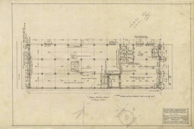 Drawing, Thompson Architectural - Geyer & Adams, Little Rock