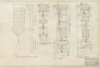 Drawing, Thompson Architectural - Geyer & Adams, Little Rock