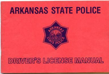 Manual, Arkansas State Driver's License