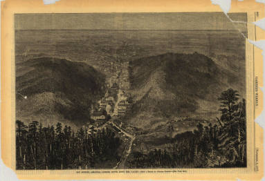 Print, "Hot Springs, Arkansas Looking South..."