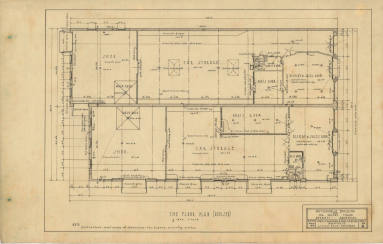 Drawing, Thompson Architectural - Thane Auto Bldg., Dermott