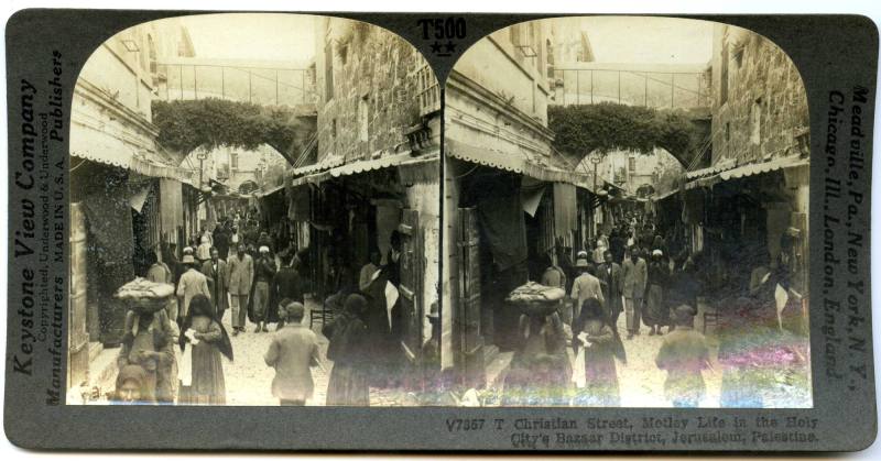 Stereoview - Jerusalem, Palestine