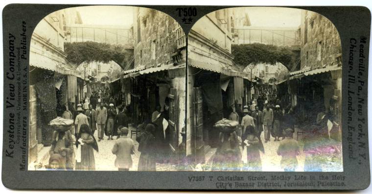 Stereoview - Jerusalem, Palestine