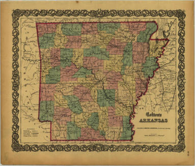 Map, Arkansas