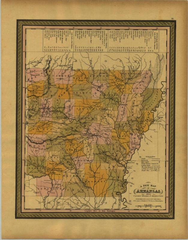 Map, Arkansas