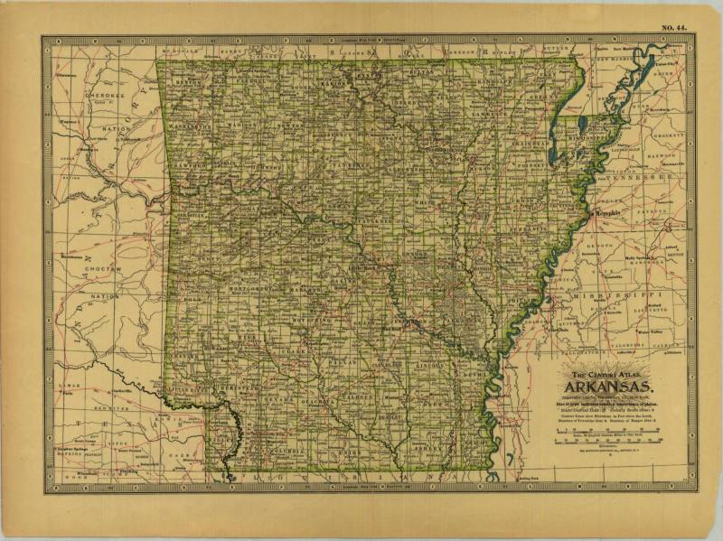 Map, Arkansas