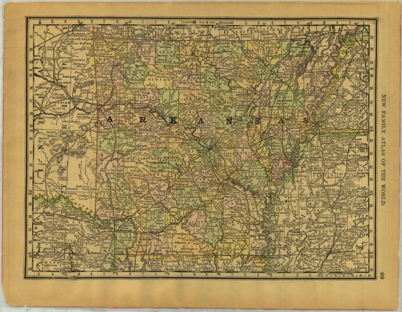 Map, Arkansas