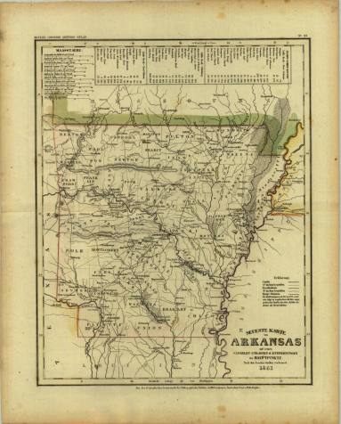 Map, Arkansas