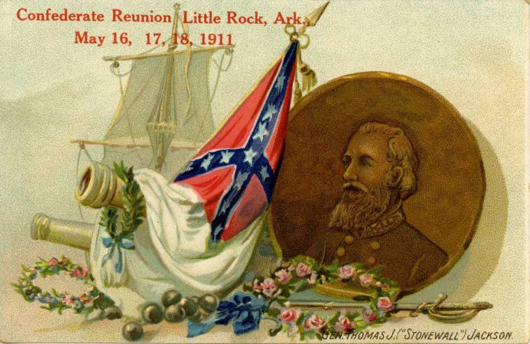 Postcard, 1911 Civil War Reunion in Little Rock