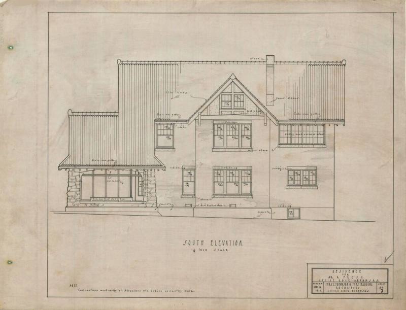 Drawing, Thompson Architectural - A. Froug, Little Rock