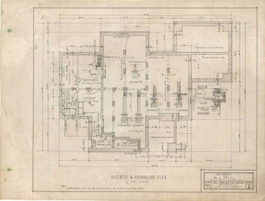 Drawing, Thompson Architectural - A. Froug, Little Rock