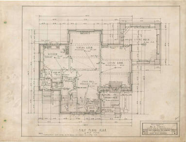 Drawing, Thompson Architectural - A. Froug, Little Rock