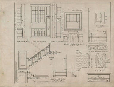 Drawing, Thompson Architectural - A. Froug, Little Rock