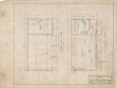 Drawing, Thompson Architectural - A. Froug, Little Rock