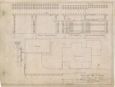Drawing, Thompson Architectural - A. Froug, Little Rock