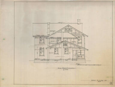 Drawing, Thompson Architectural - Mrs. James Henry, Hope