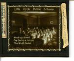 Glass negative of Woodruff School students